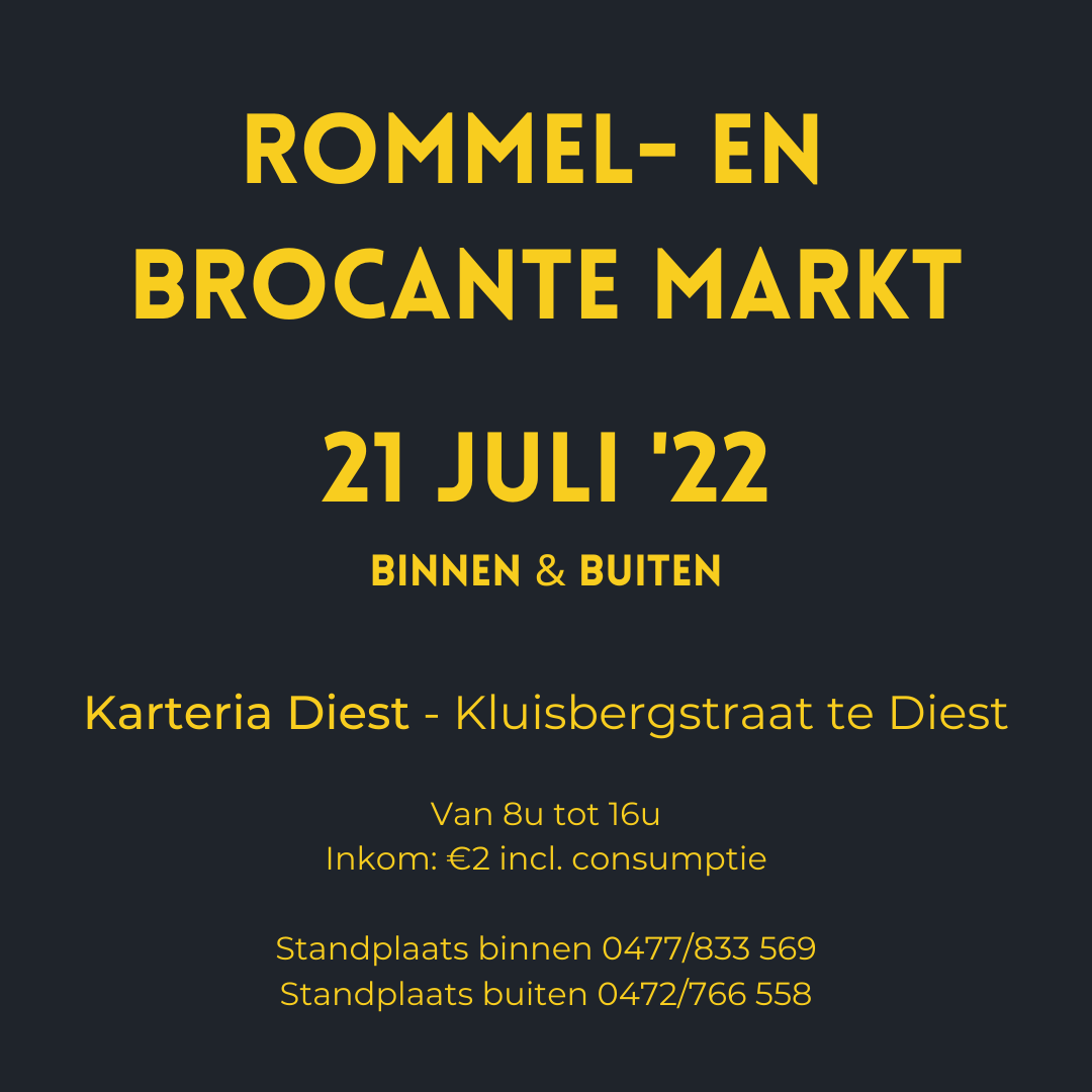 Rommelmarkten – Karteria Diest